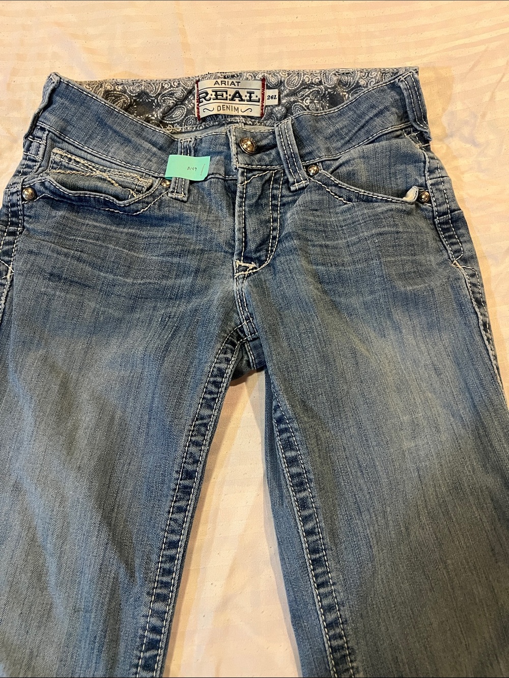 Ariat REAL DENIM Women's Light Blue Real Denim Jeans
